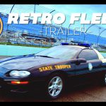 POLICE CARS (Florida Highway Patrol RETRO FLEET) TRAILER